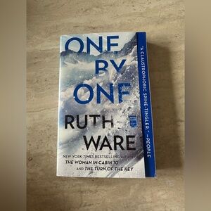 One By One- Ruth Ware-paperback book